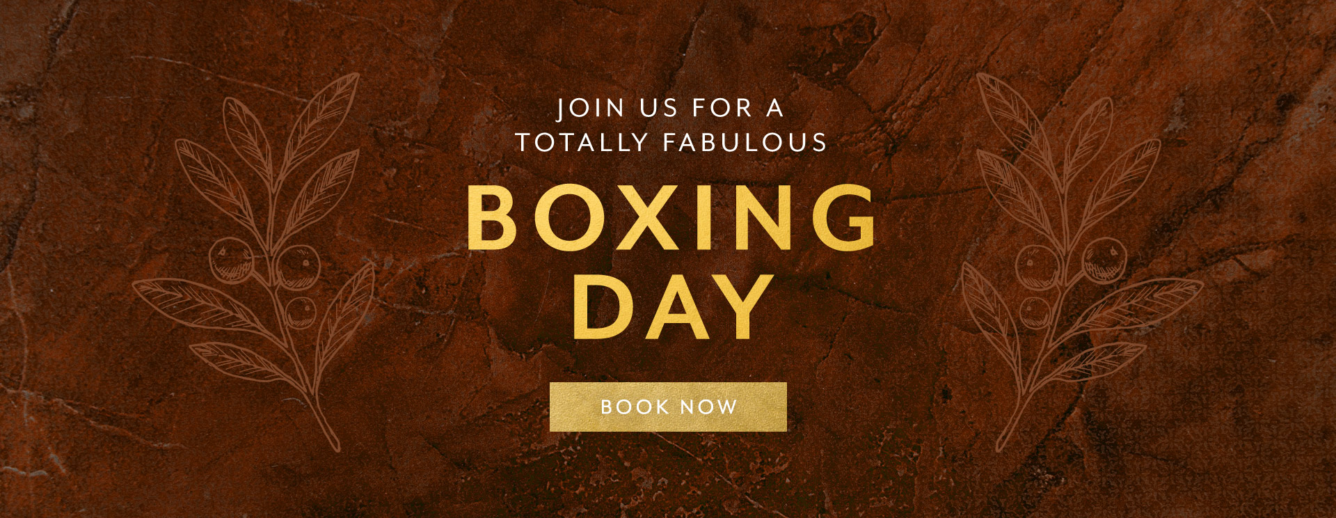 Boxing Day menu at The Kingfisher
