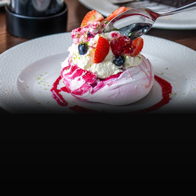 Dessert menu at The Kingfisher