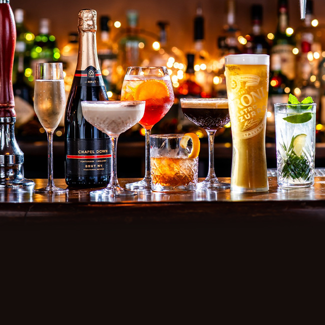 Wine & Drinks menu at The Kingfisher