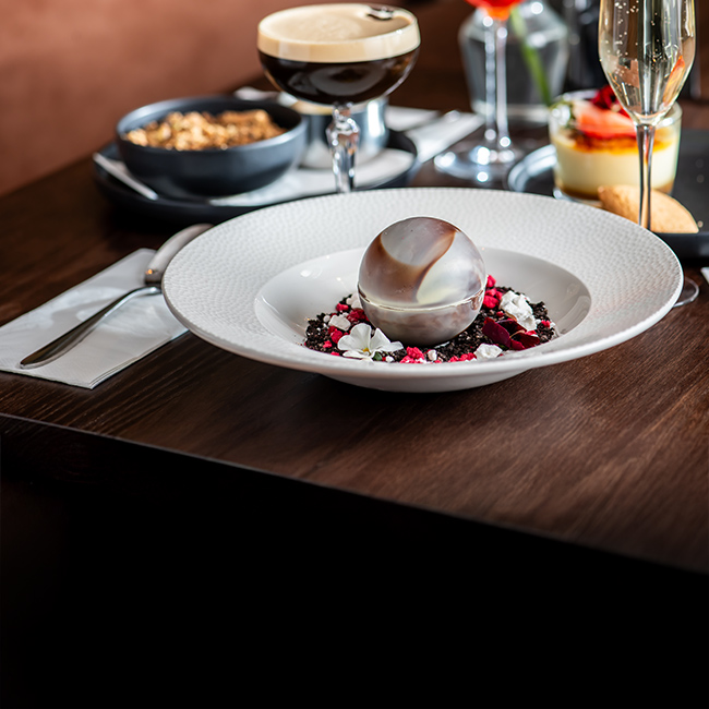 Dessert menu at The Kingfisher