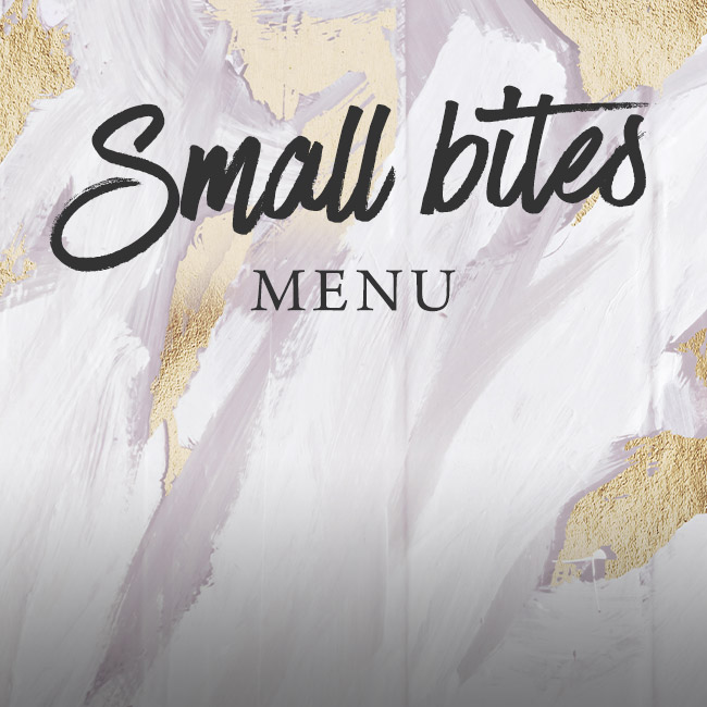 Small Bites menu at The Kingfisher 
